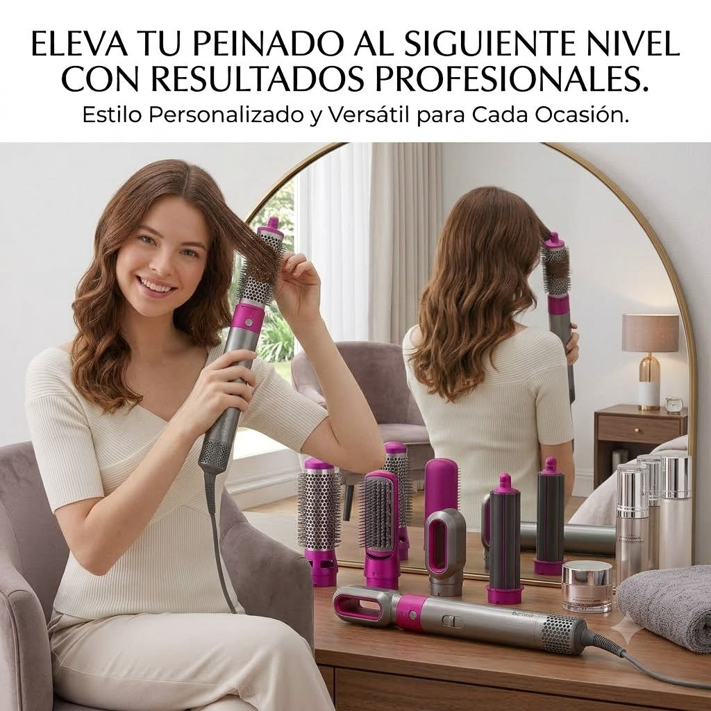 Cepillo Secador Moldeador AirGlow™ Multifunción 5 en 1