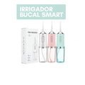 Irrigador Bucal Eléctrico Inteligente Portátil Flosser de Agua 4 Boquillas, Recargable, 3 Modos